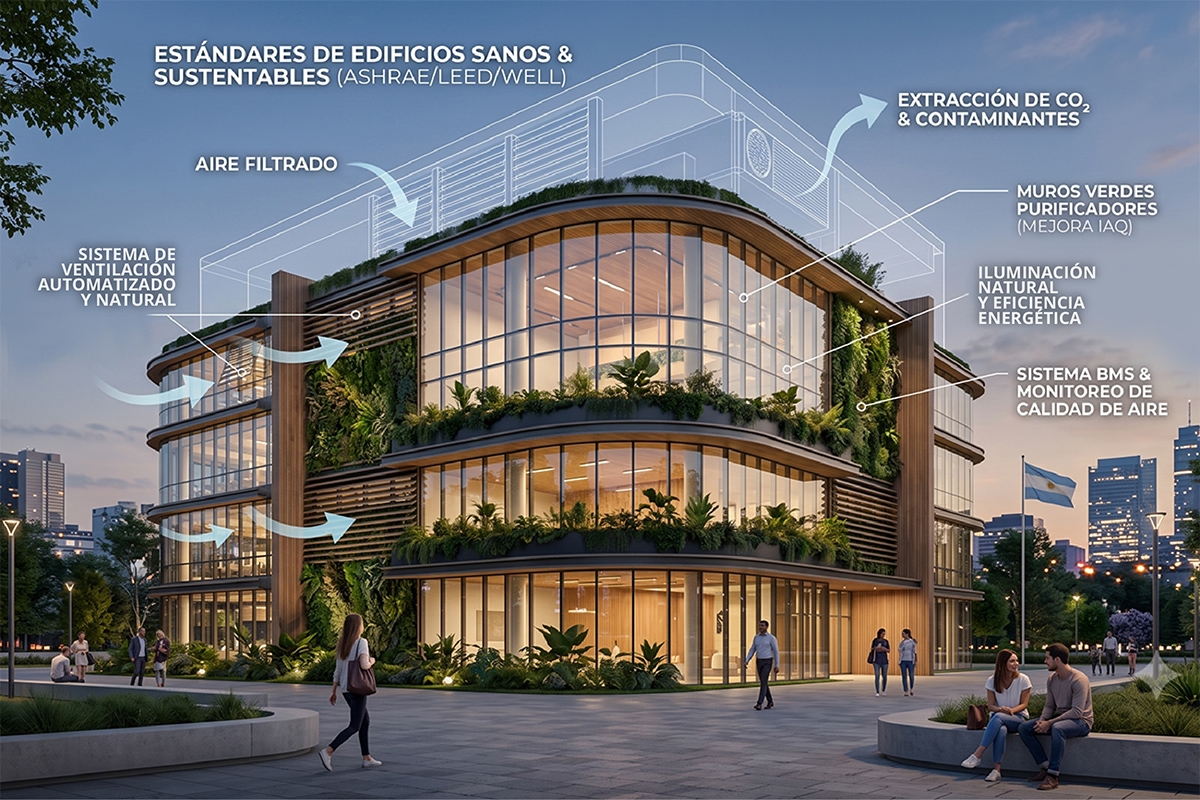 El impacto de los estándares en los edificios “sanos"